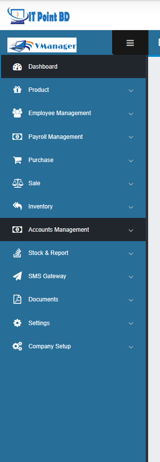 Vmanager menu preview
